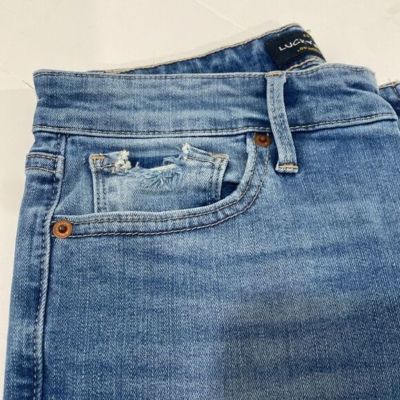 Lucky Brand Ava Skinny Strait Leg Medium Wash Size 4/27 5 Pocket Stretch - Picture 14 of 14